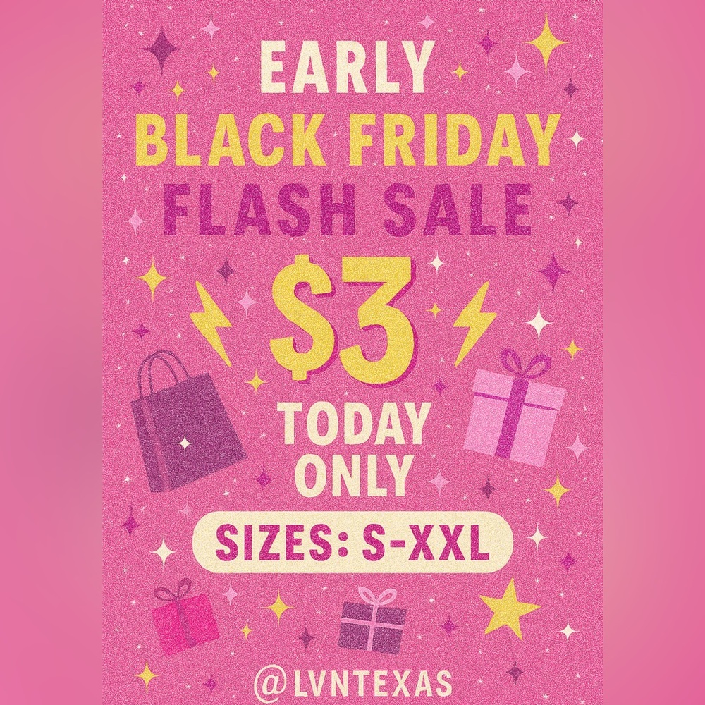 Pink and Yellow Flash Sale Poster